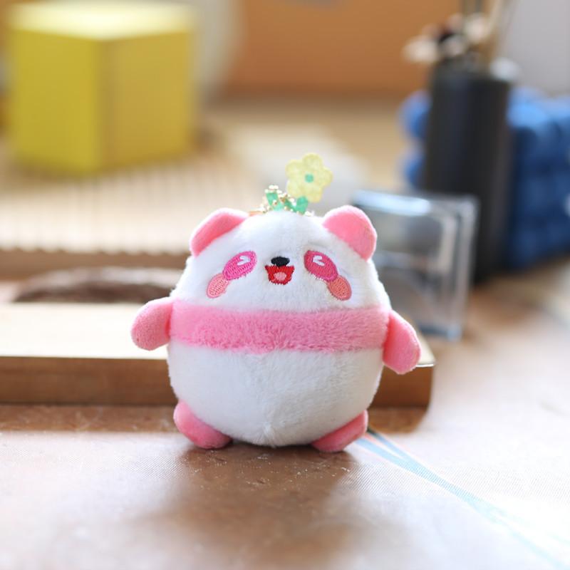 Cute Cute Giant Panda Small Pendant Plush Toy Doll Cartoon Bag Hanging Decoration Keychain Doll Doll