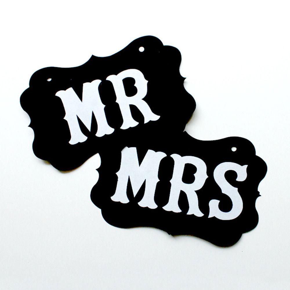 Винтажная табличка на спинку стула «Мистер и Миссис» Деревенский кулон на стул Жениха и Невесты Украшения для вечеринки помолвки