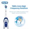 Oral B Electric Toothbrush 7600s Rotating Precision Clean Battery Type Sonic Toothbrush for Adult with Travel Case