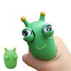 Halloween Fidget Toy Green Worm Squeeze Toy Eyeball Popping Toy Eye Poppers Squeeze Worm Pinch Toy