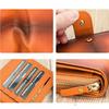 Retro Bag Top-tier Cowhide Men's Wallet Genuine Leather Zipper Coin Purse Leather Card Case
