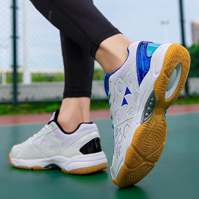 Badminton Shoes Men's and Women's Shoes Breathable Lightweight Shock-proof Sports Shoes Training and Competition Shoes