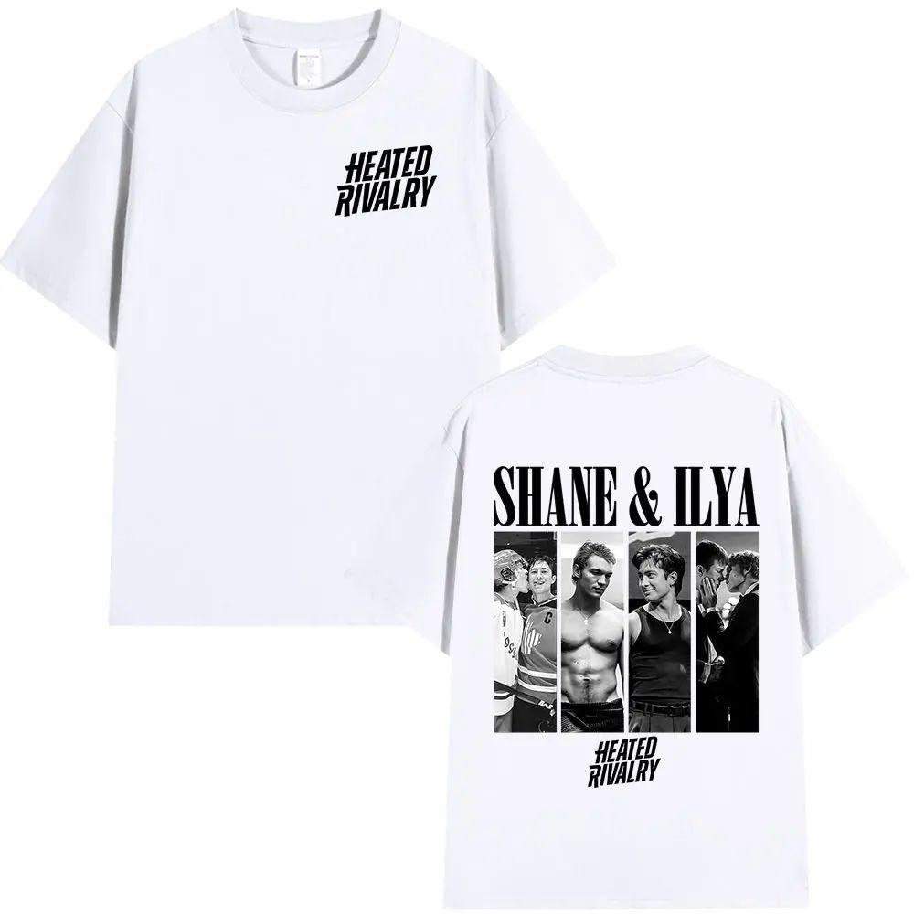 Hot Sale Tops Heated Rivalry Shane Hollander Ilya Rozanov Tshirts Fashion Vintage Oversized T Shirt Cotton Casual Tee Unisex