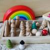 1шт ручной работы DIY окрашенные незавершенные куклы семейные куклы деревянные пустые буковые украшения дома