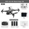 HJ38 Pro GPS Drone Professional 4K HD Camera Aerial Photography Aircraft WiFi Foldable Smart Positioning RC Quadcopter Children's Gif