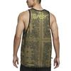 Nike Мужской жилет без рукавов Dri-Fit Breathable Cashew Flower Atomic-Green DH7372-378