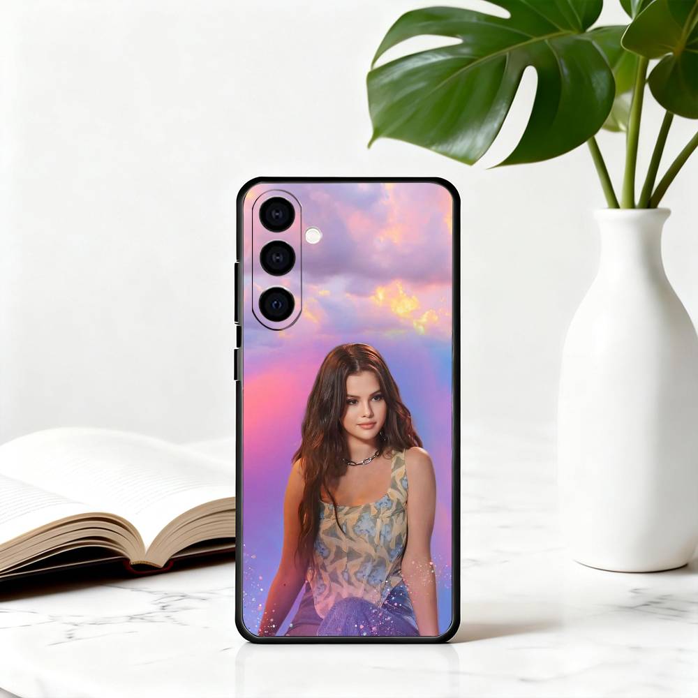 Чехол для телефона S-Selena Sweet G-Gomez-SG Для Samsung Galaxy A73,A72,A71,A70,A53,A52,A51,Другие Мягкий Черный Чехол