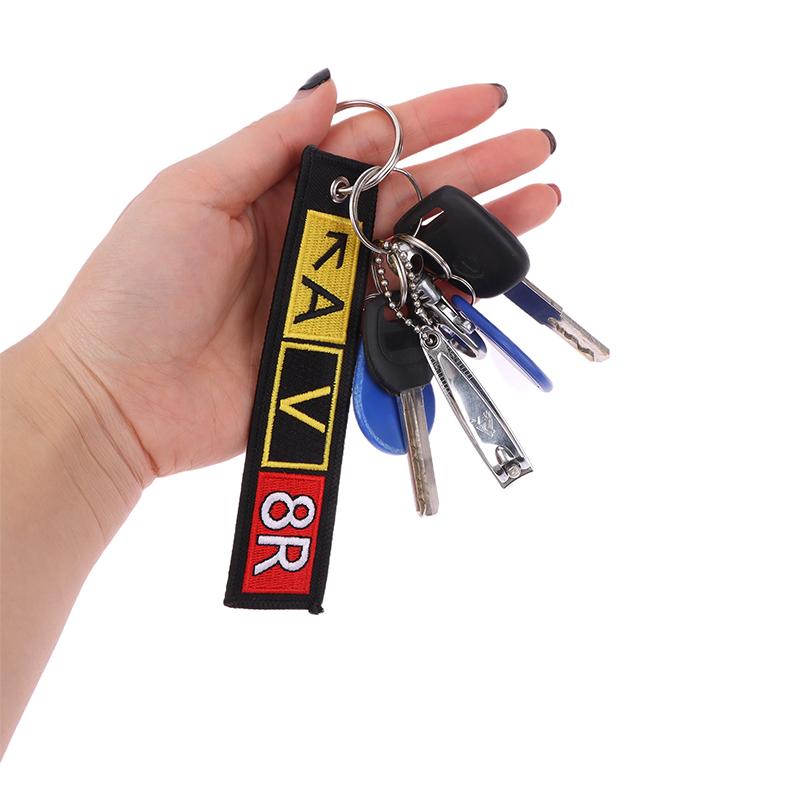 Авиационный подарок, двухсторонняя вышивка пилота Av8R, узор рулежной дорожки в аэропорту, мемориальный брелок для ключей, прямоугольный брелок