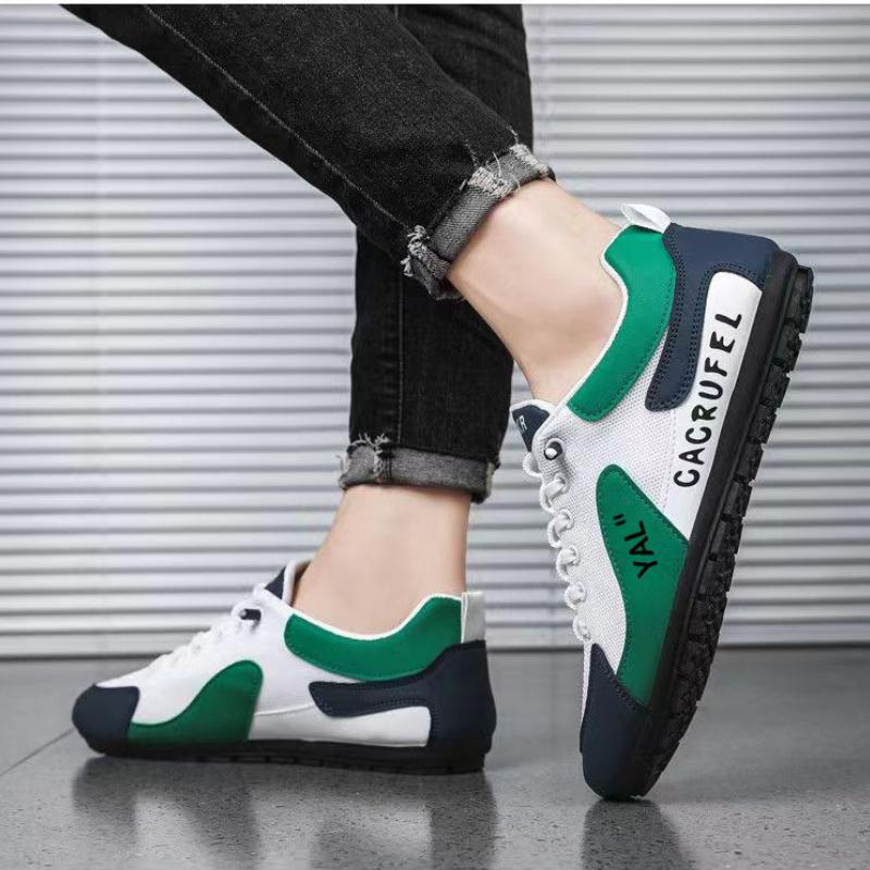 Модные мужские туфли на плоской подошве 2024 года, осенние дышащие новые повседневные туфли с мягкой подошвой, удобные эластичные сетчатые нескользящие повседневные туфли Tenis Masculino