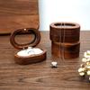 Love Gift Retro Wooden Ring Storage Box Lover Ring Display Box Jewelry Box Storage Holder