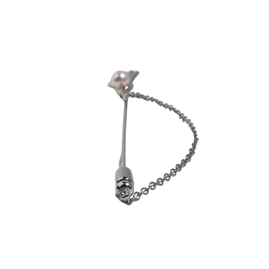 TASAKI Tazaki Pearl Стильный Выход Свадьба Брошь SV Серебро Серебро Женщины Б/у