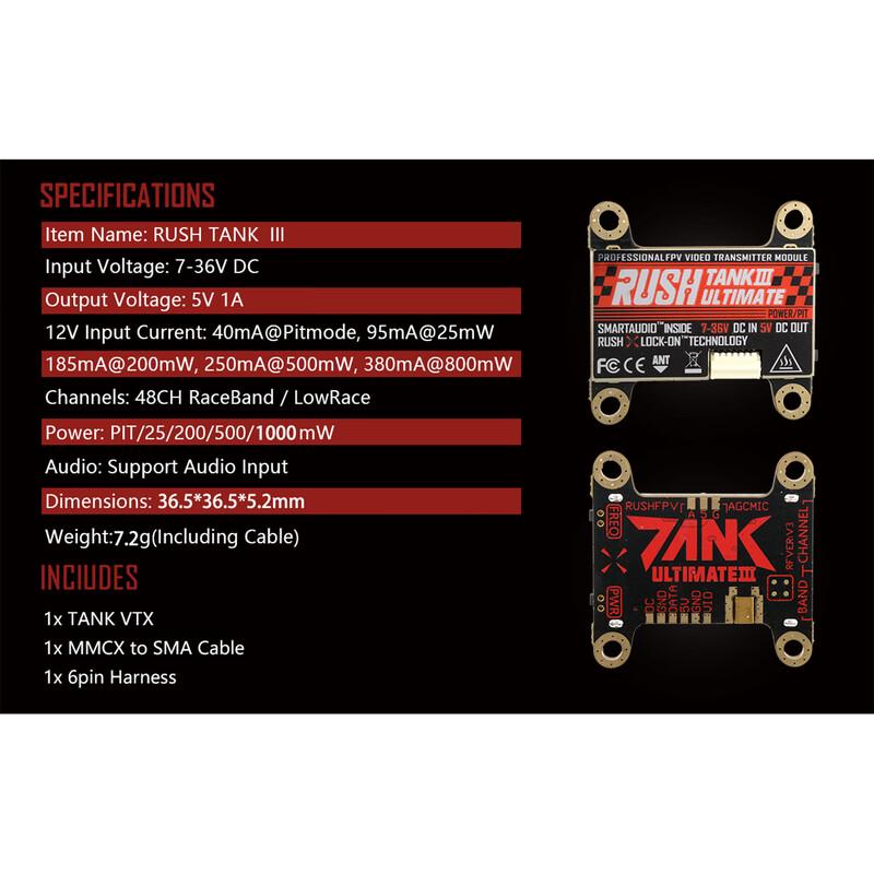 RUSHFPV FPV Video Transmitters (VTX)