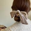 Милые бархатные резинки для волос с бантом во французском стиле, большие жгуты для волос, женские резинки для волос, аксессуары для волос