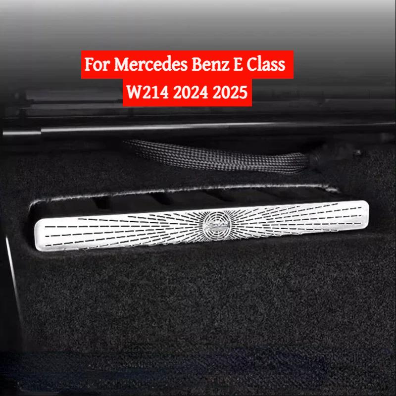 For Mercedes Benz E Class W214 2024 2025 Stainless steel Car Seat AC Air Conditioner Duct Vent Outlet Cover Trim Car Accessories