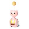 Cat Tumbler Swing Toys Interactive Feather Pet Bumbler Funny Toy Cat Rolling Teaser Balance Feather Wand Toys Rotating Ball