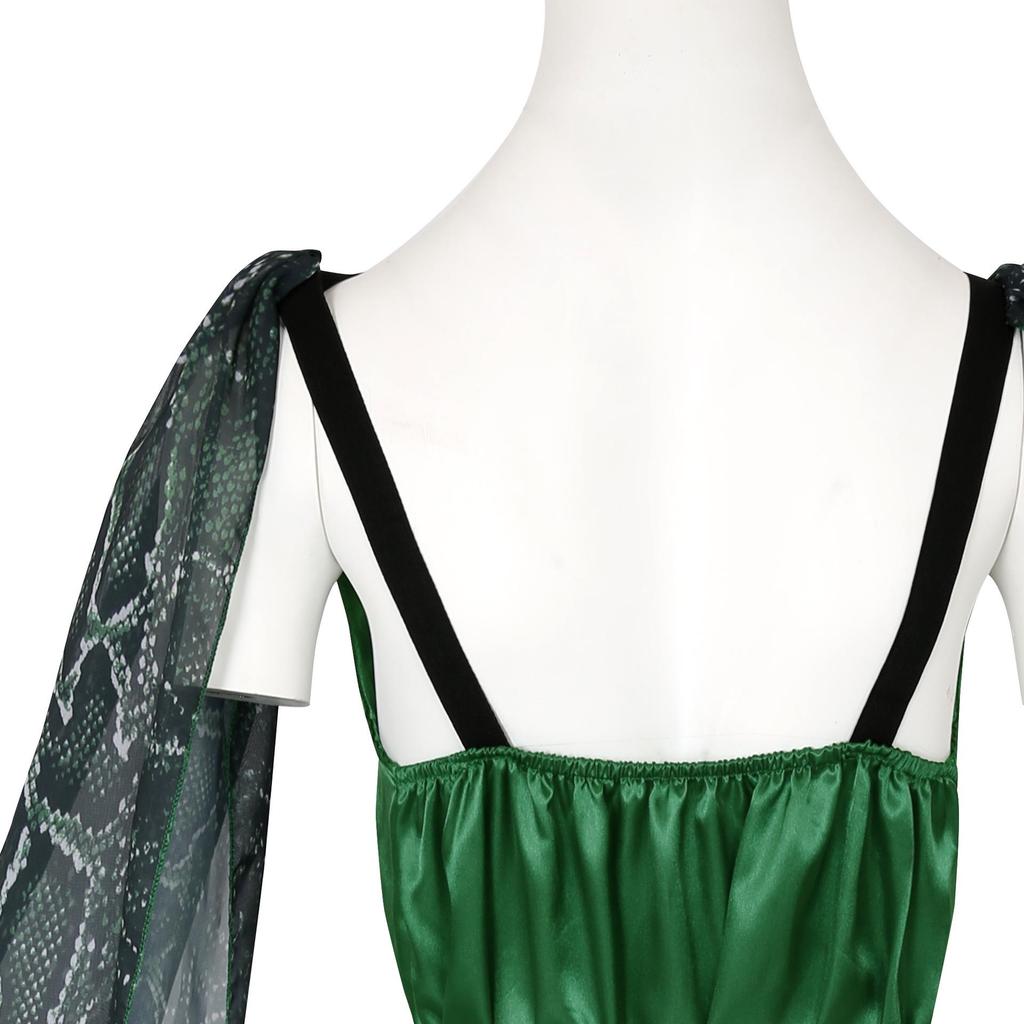 Детский костюм на Хэллоуин по греческой мифологии - Косплей-наряд Медузы с волосами-змеями