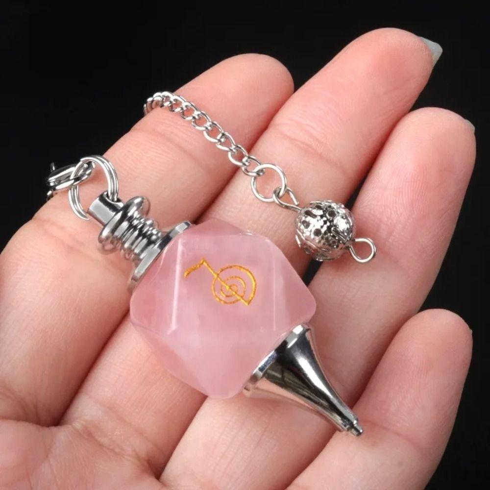 Amethyst Semi-precious Stone Pendulum Lapis Energy Pendulum New Chakra Pendulum