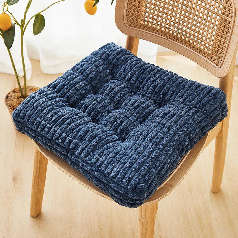 Вельветовые теплые подушки осенние и зимние подушки подушки для офисных стульев студенческие подушки татами нескользящие