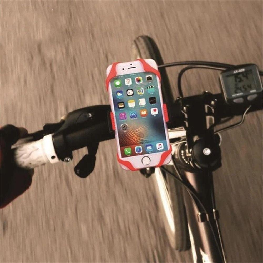 Anti-Slip Elastic Handlebar Security Bands Phones Holder Band Cell Phone Mount Bike Phone Holder