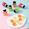 3Pcs Cookie Mold Food Grade Easy To Clean DIY Stainless Steel Mini Heart Shape Vegetable Cutter Pastry Stamp Kitchen Gadget