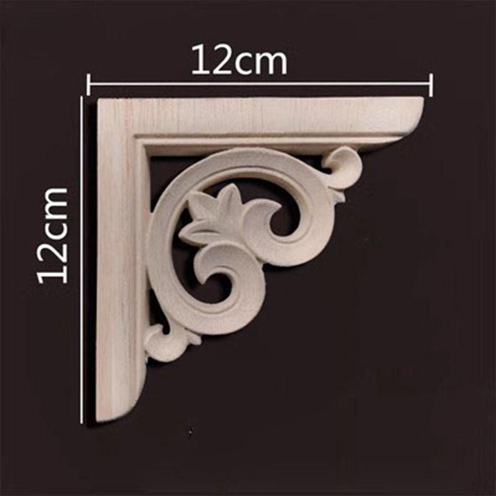 Уникальные резные поделки из дерева, угловые аппликации в разных стилях, рама, детали мебели, украшение стены, двери