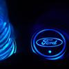 Ford Luminous LED Interior Water Cup Coaster with Seven-Color Ambient Light