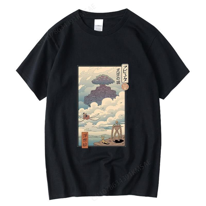 Men's high quality t-shirt cotton cool Anime printed T-shirt casual funny o-neck tshirt loose m