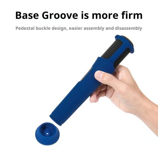 Защитный чехол для беспроводного микрофона, силиконовый чехол, идеальная посадка, простая установка, защитные чехлы для микрофона, чехол для JBL PartyBox