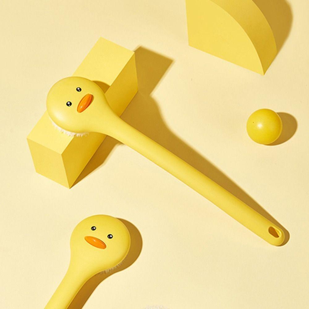 Soft Bristles Shower Scrubber Cute Bath Brush Universal Duck Bathing Brush Exfoliation