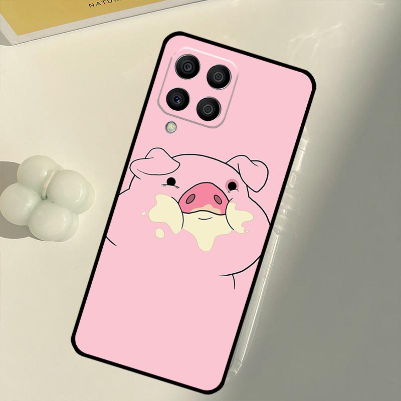Мультяшная свинья для Samsung Galaxy M33 M13 M14 M12 M32 M52 M31 M55 M15 M11 M21 M35 M53 M34 M54 M06 M16 Чехол