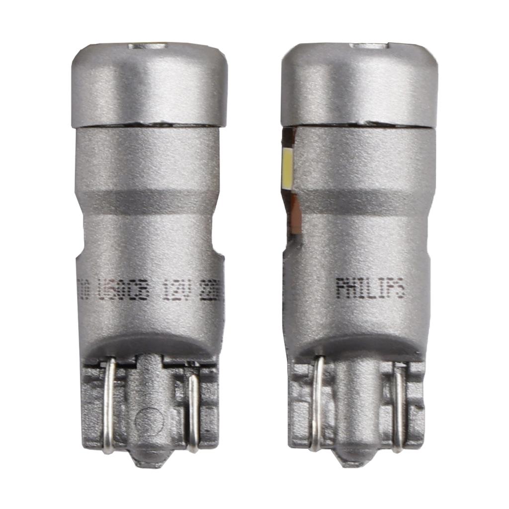 Car Light LED-T10 Ultinon Pro6000 W5W 11961U60CB 6000K 130LM For Philip