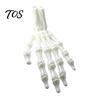 Lifelike Hand Figurine 3D Printed Skeleton Figurine, Spooky Bone Statue for Desktop Sculpture Halloween Party, Gothic Model, Desk Decor Realistic Prop