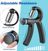 Grip Strength Trainer Adjustable Resistance 10-132(5-60kg) Lbs Portable Forearm Strengthener For Muscle Building Injury Recover