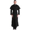 M-XL Halloween Costume, Men's Priest Costume and Nun Costume, Couple Costume, Uniform Cosplay Costume