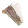 110 PCS Dried Pampas Grass Decor Rustic Phragmites Dried Flowers Bouquet for Wedding