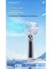 2026 Portable Mini Turbo Refrigerating Fan with Transparent Digital Display and Semiconductor Cold Compress