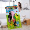 Cartoon Barbapapa Microfiber Printed Beach Towel Mountain Climbing Yoga Beach Swimming Running Absorbent Soft Towel