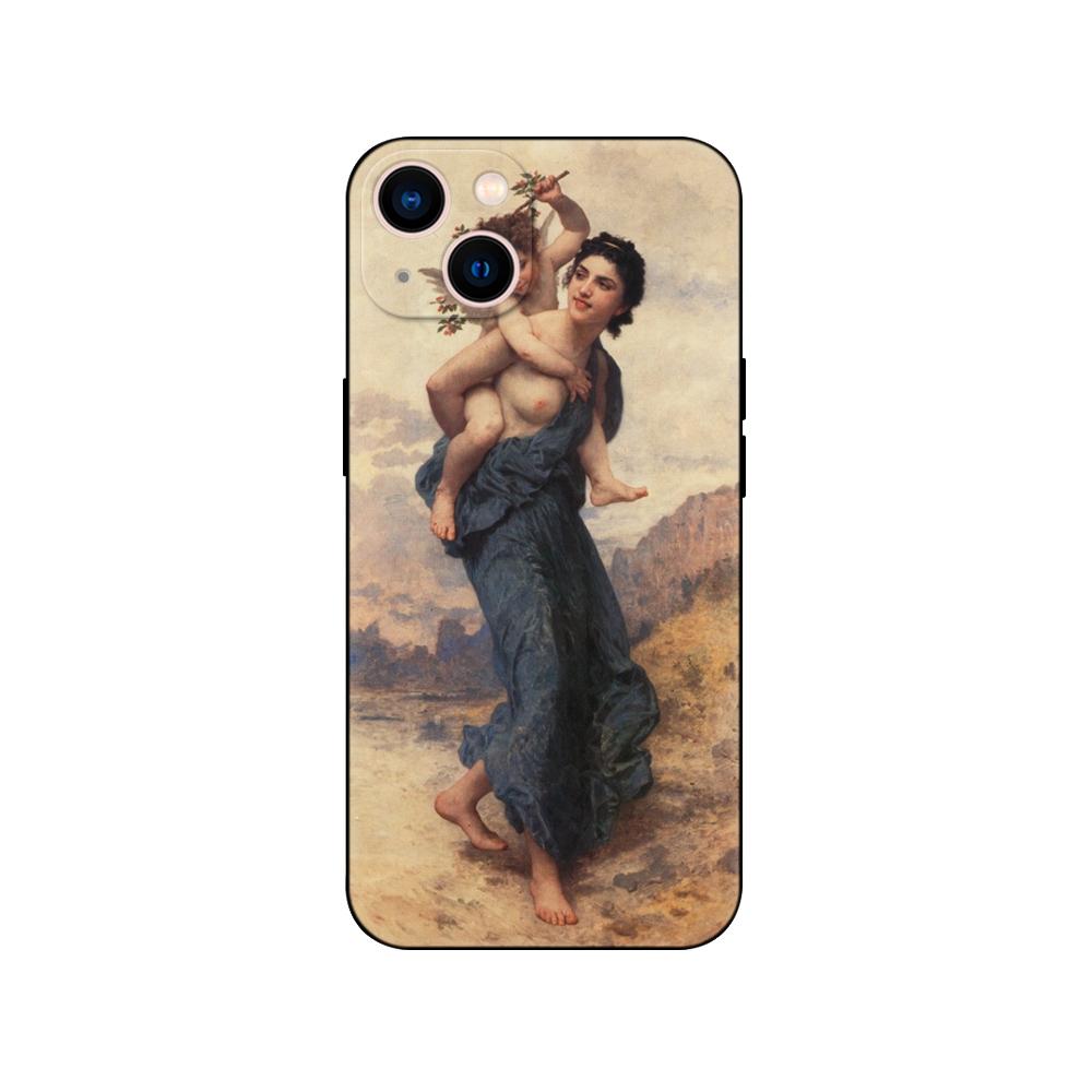 Черный чехол из ТПУ для Samsung Galaxy F23 M12 M22 M23 M32 4G M52 5G M30S M21 Художественная роспись Рождение Венеры