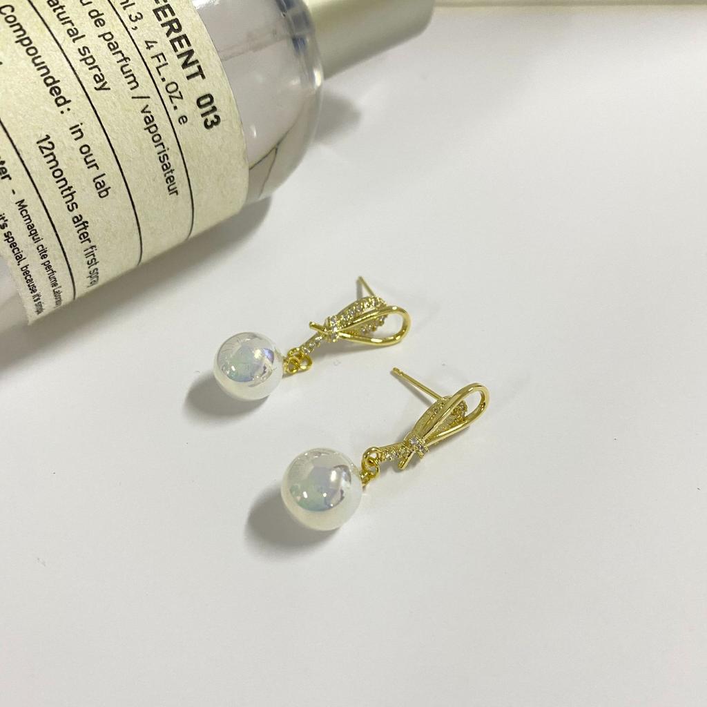 Серьги-гвоздики из камня тигровый глаз с жемчугом, свадебные серьги для подружек невесты, модные, легкие, роскошные, элегантные, серьги Майяра