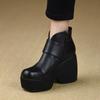2026 Новые Женские Ботильоны на Высоком Каблуке Платформа Модные Зимние Дизайнерские Женские Туфли-Лодочки Женские Челси Ботинки Платье Обувь Женская