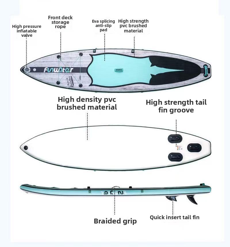 Surfboard Stand Up Paddle Board Inflatable Water Pulp Board Racing