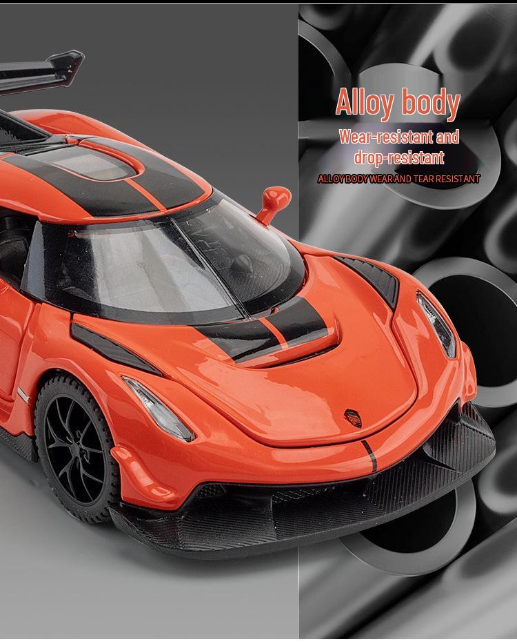 1:32 Koenigsegg Jesko Сплав Спортивный Автомобиль Модель Игрушка для Детей