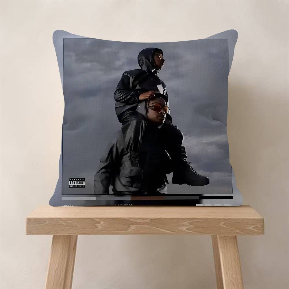 French Rap Pop Music Album Cushion Cover Decorative Pillow Sofa Home Decor Case Pillow Cases