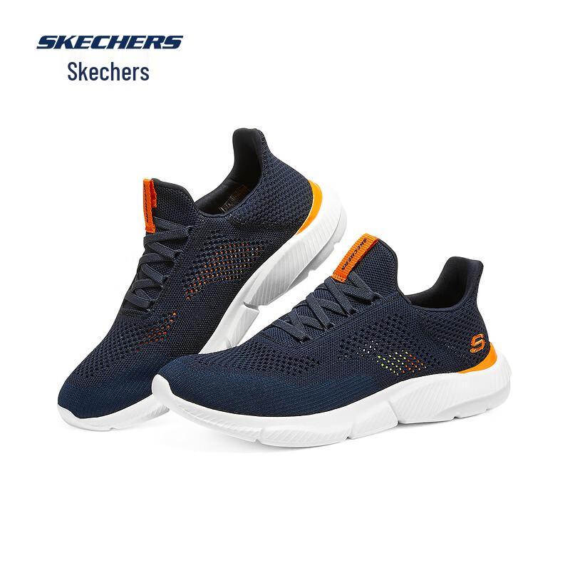 Skechers Unisex Lightweight Mesh Lace-Up Running Shoes