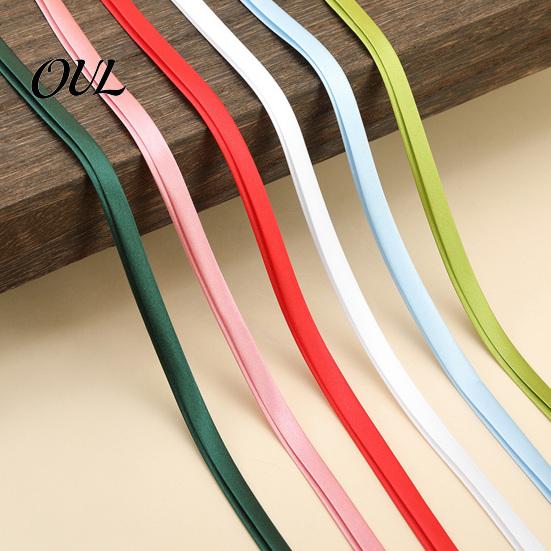 Clothing Alteration Supplies Satin Bias Binding Tape, 10mm Wide, Durable Hemming Strip, Quick Solution Sewing And Quilting Edge Finishing Ribbon, for