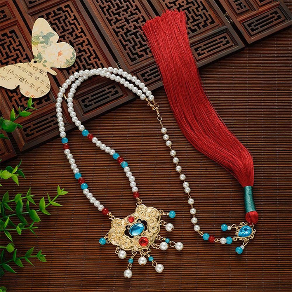 Tang Ming Song Dynasty Hanfu Ruyi Pendant Chinese Style Chinese Necklace Women