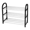 Plastic   Aluminum Metal Standing Shoe Rack DIY Shoes Storage Shelf Home Organizer