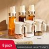 Kitchen Seasoning Set: Salt, MSG, Oil Pots & Storage Jars Combo