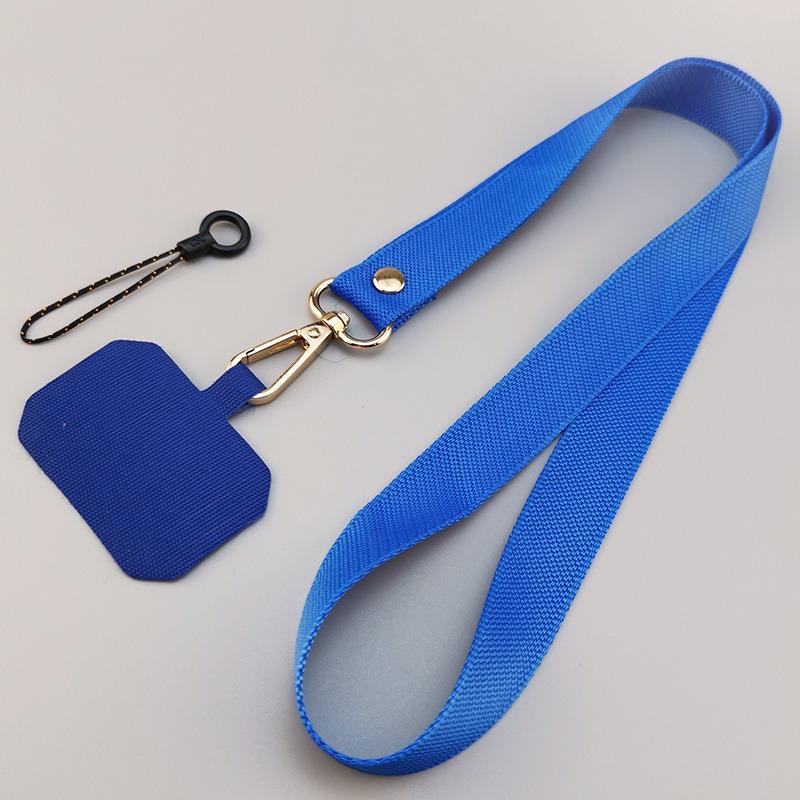 Long Solid Color Durable Mobile Phone Straps Lanyard Broadband Chain Sling Pendant Neck Rope Simplicity Anti-Lost Rope Pendant
