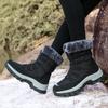 Winter Plus Plush Thick Warm High Top Snow Boots Cotton Boots Women's Shoes Casual Outdoor Cotton Boots